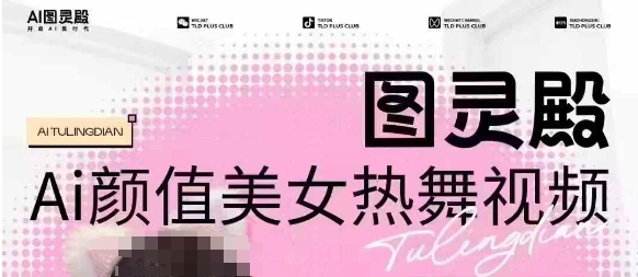 全网首发，原价988图灵殿AI颜值美女热舞视频，云端生图，轻松过原创-资源社区